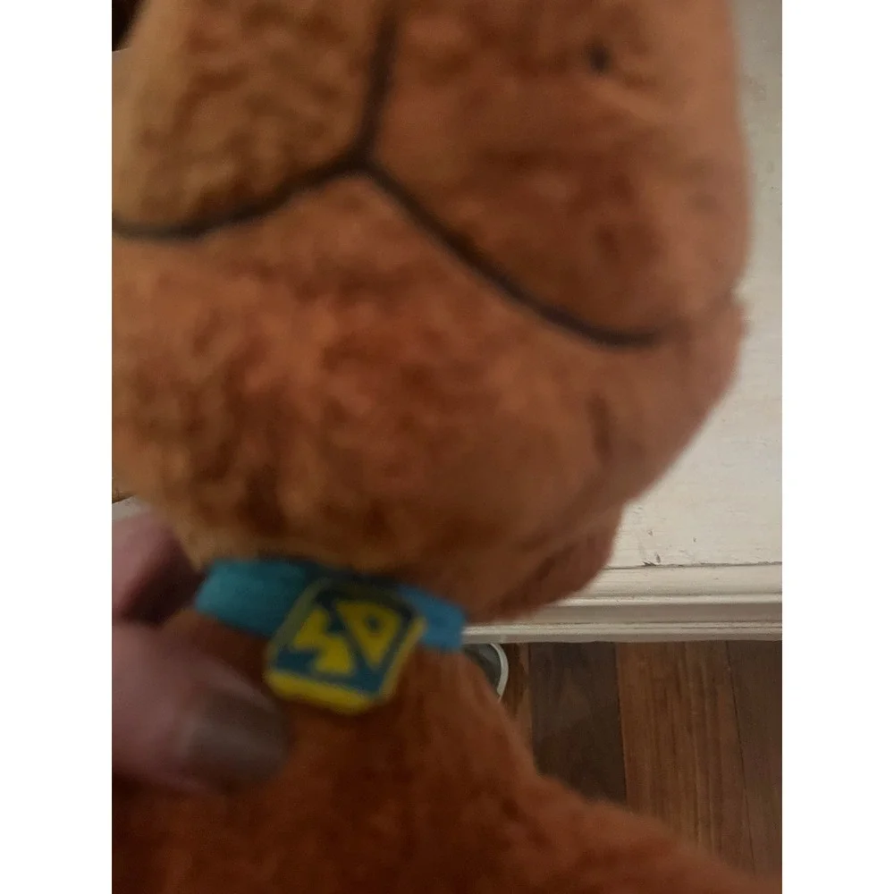 Scooby-Doo Plush Stuffed Animal Brown Dog with Blue SD Collar Hanna-Barbera